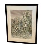 MBR - Gerald Korte Original Watercolor Winter Forest