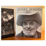 D - Set of 2 Ansel Adams Photography Books: Yosemite and the High Sierra & An Autobiography