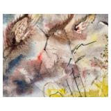 D - Framed Original Watercolor by Gerald Korte