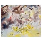 D - Framed Original Watercolor by Gerald Korte