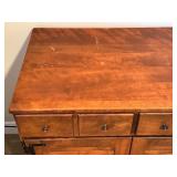 D - Ethan Allen American Traditional Solid Maple and Birch Cabinet, Vintage