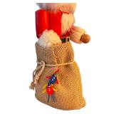 D - Vintage Holzkunst Christian Ulbricht West Germany Santa Nutcracker