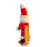 D - Vintage Holzkunst Christian Ulbricht West Germany Santa Nutcracker