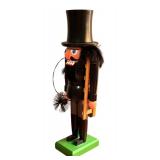 D - Vintage Erzgebirge German Nutcracker Chimney Sweep with Box