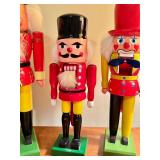 D - Set of 3 Erzgebirge German Wooden Nutcrackers