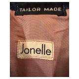 LL - Vintage Jonelle Harris Tweed Juvenile Blue Wool Peacoat