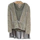 LL - St. John Evening 3-Piece Set Jacket, Top and Skirt Size 8 M