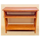 LLO - Mission Style 3-Tier Wooden Bookshelf