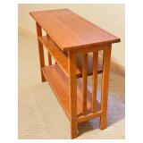 LLO - Mission Style 3-Tier Wooden Bookshelf