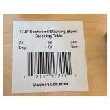 LLO - Set of 6 Bentwood Stacking Stools with Surface Wear