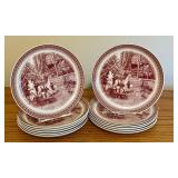 LLO - Set of 12 Spode Saint Nick 8.5 Inch Plates for Williams-Sonoma