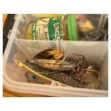 LLO - 2 Tackle Boxes with Fishing Lures, Hooks, and Accessories