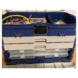 LLO - Plano Tackle Box with Assorted Fishing Gear and Lures