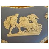 LLO - Wedgwood Blue Jasperware Heart Trinket Box, Made in England