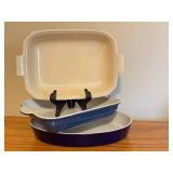 LL - Set of 3 Emile Henry Williams-Sonoma Baking Dishes