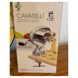 LLO - Italian Kitchenware Set with 14" Fruit Platter, 2 Decorative Plates, and Cavatelli Pasta Maker