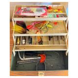 LL) - Pair of Plano Tackle Boxes with Assorted Fishing Tackle
