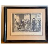 LL - Set of 2 Framed Currier & Ives Prints: The Four Seasons of Life - Middle Age & Childhood