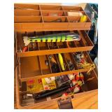 LLO - Lot of 3 Tackle Boxes with Fishing Lures and Accessories
