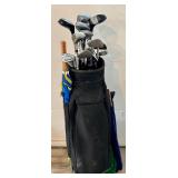 G - Golf Club Set with Bag and Umbrella - Mixed Brands