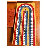 D - Assorted Cribbage Boards including a Maple Landmark Solid Maple Cribbage Board