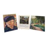 DN - Collection of 3 Art Books: Van Gogh, The History of Impressionism, Impressionism Selections Museum