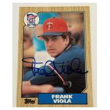 Frank Viola Auto 1987 Topps Minnesota Twins Baseball Card