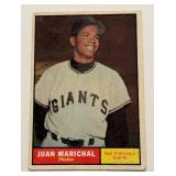 Juan Marichal RC 1961 Topps #417 Vintage Baseball Rookie Card