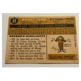 Whitey Ford Auto 1960 Topps #35 Vintage Signed Baseball Card