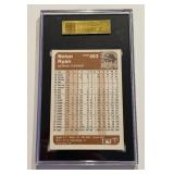 Nolan Ryan SGC 8.5 NM-MT+ 1983 Fleer #463 Vintage Baseball Card