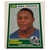 Barry Sanders RC 1989 Score #257 Rookie Football Card