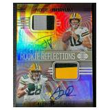 2020 Packers Jordan Love/AJ Dillon Illusions "Rookie Reflections" Dual RPA /15 RC Football Card No. RR4