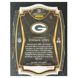 2020 Packers Jordan Love Select Die-Cut RC Premier Level Red Football Card No. 147