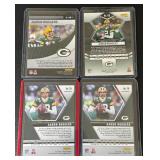 4-Card Packers Aaron Rodgers Mosaic Parallel Football Card Lot 