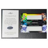 Leaf Vibrance Packers Brett Favre/Antonio Freeman 1/1 Unsigned Proof Football Card