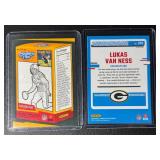 2-Card Packers Star Case Hit SSP Aaron Rodgers & LVN Football Card Lot
