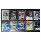 10-Card Packers Auto Football Card Lot (All players have been on the Packers team at one point in their career) 