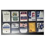 10-Card Packers Auto Football Card Lot (All players have been on the Packers team at one point in their career) 