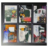 6-Card Packers RPA Football Card Lot (Davis /25)