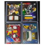 4-Card Packers Patch Football Card Lot (Multi-Color!)