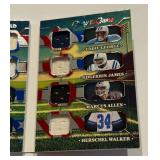 RARE! 12-Player Relic Booklet 1/52025 Lead Glory of the Game 12 Men on the Field #MF-2 w/ Simpson, Payton, Sanders, Smith, Campbell Thomas, Bettis, Bo Jackson, George, James, Allen, Walker