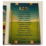 RARE! 12-Player Relic Booklet 1/52025 Lead Glory of the Game 12 Men on the Field #MF-2 w/ Simpson, Payton, Sanders, Smith, Campbell Thomas, Bettis, Bo Jackson, George, James, Allen, Walker