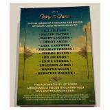 RARE! 12-Player Relic Booklet 1/52025 Lead Glory of the Game 12 Men on the Field #MF-2 w/ Simpson, Payton, Sanders, Smith, Campbell Thomas, Bettis, Bo Jackson, George, James, Allen, Walker