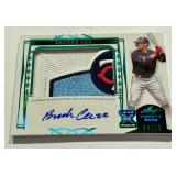 Brooks Lee RPA /15 Jumbo Patch Auto SP 2022 Leaf Trinity  #PA-BL1 Numbered 14/15 Minnesota Twins Baseball Card