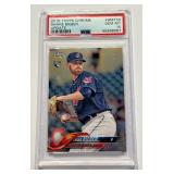 Shane Bieber RC PSA 10 Gem Mint 2018 Topps Chrome Update #HMT59 Rookie Baseball Card