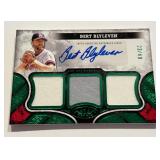Bert Blyleven Auto Triple Relic /49 Emerald 2025 Topps Tier One #AT1R-BBL Numbered 23/49 Minnesota Twins Baseball Card
