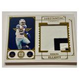 Eekiel Elliott /25 Jumbo Patch 2021 Encased Substancial #SS-EE Numbered 8/25 Football Card