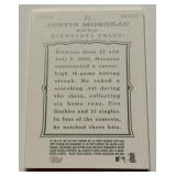 Justin Morneau /50 White Suede SP 2007 Topps Sterling #93 Numbered 43/50 Minnesota Twins Baseball Card