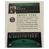 Joe Mauler /240 2010 Topps Triple Threads #105 Numbered 179/240 Minnesota Twins Baseball Card