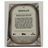 Brooks Lee RC /99 Emerald SP 2025 Topps Tribute Rookie Acclimation #89 Minnesota Twins Baseball Card